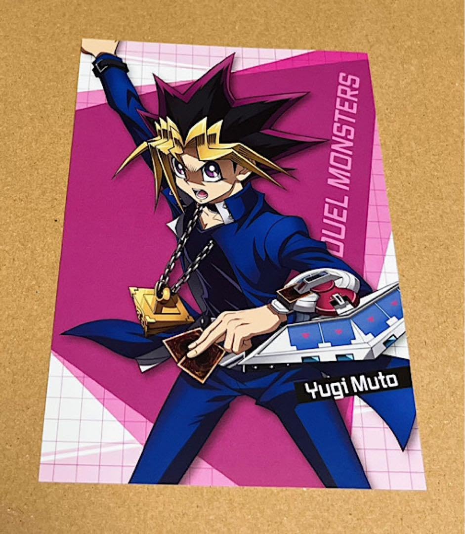 遊戯王 武藤遊戯 ポストカード 特典 KCS 描き下ろし KAIBA CORPORATION STORE 特製ボックスで商品が届く！ | KAIBA
